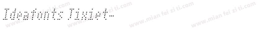 Ideafonts Jixiet字体转换